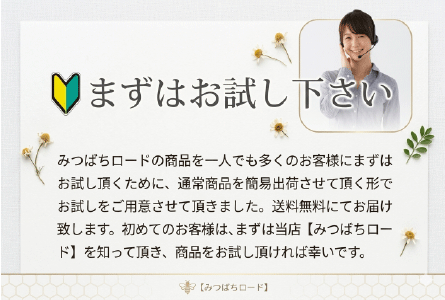 みつばちロードのお試しキャンペーン