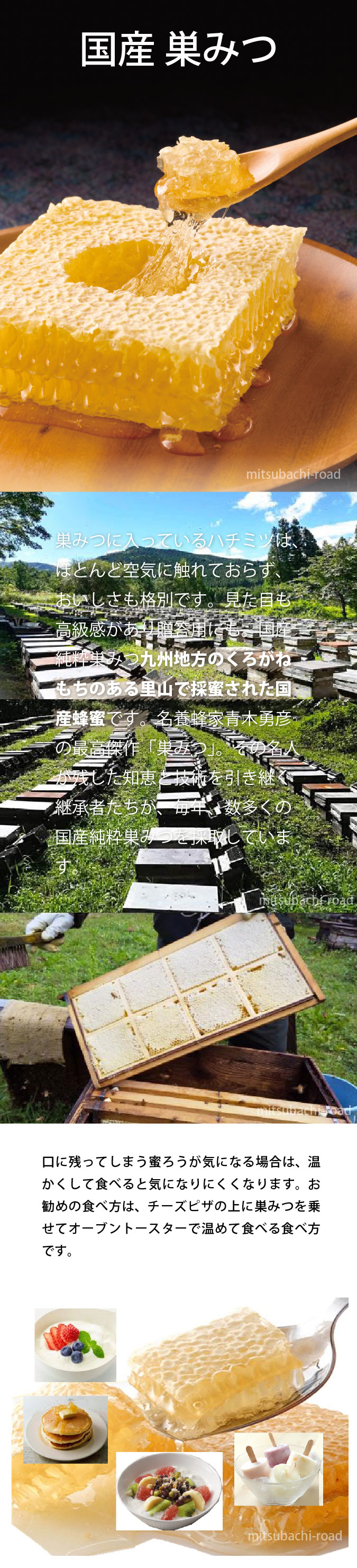 国産巣みつ