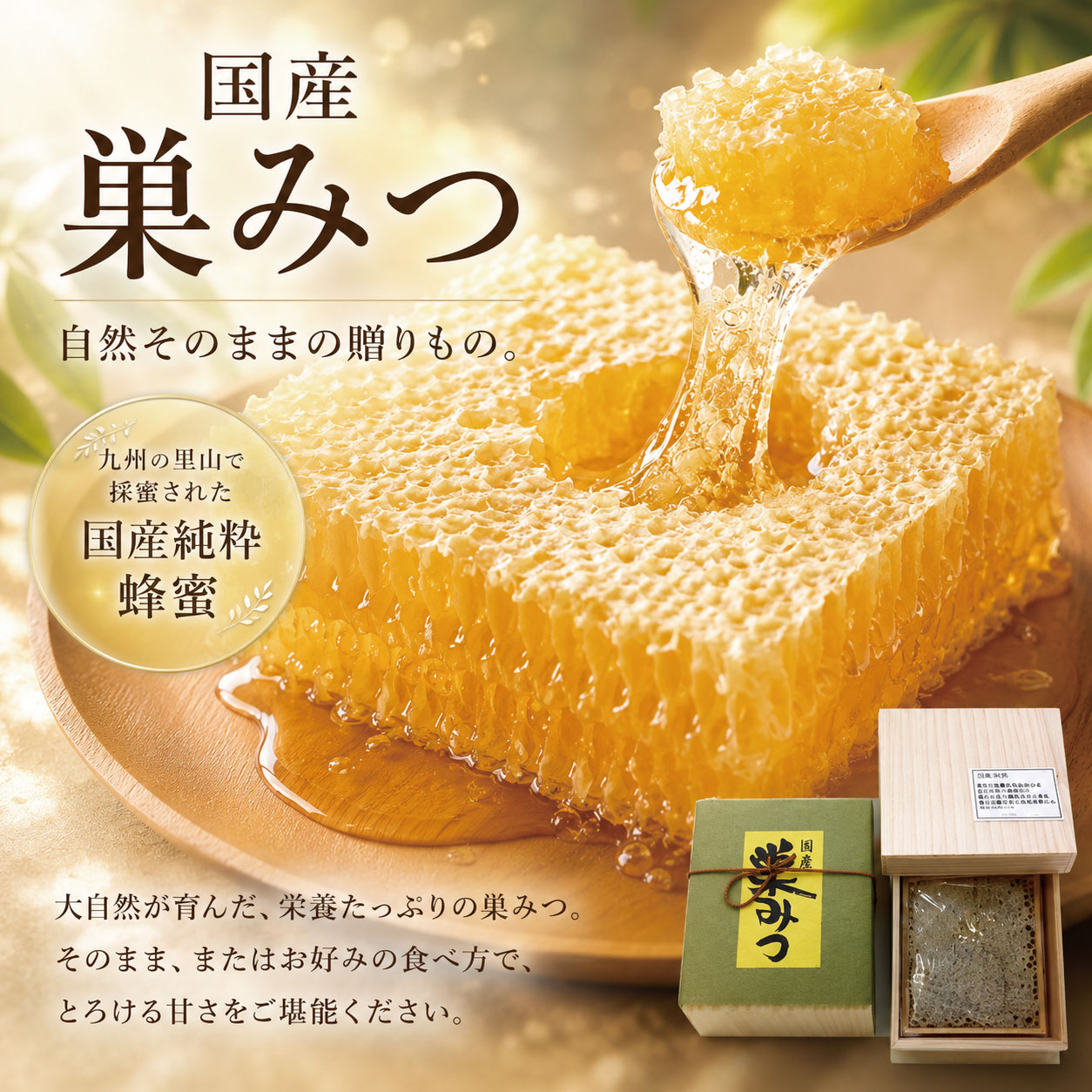 国産巣みつ